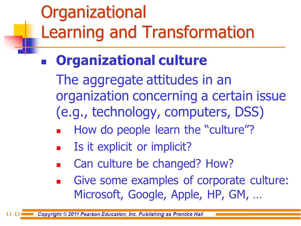The Challenge of Organizational Learning
